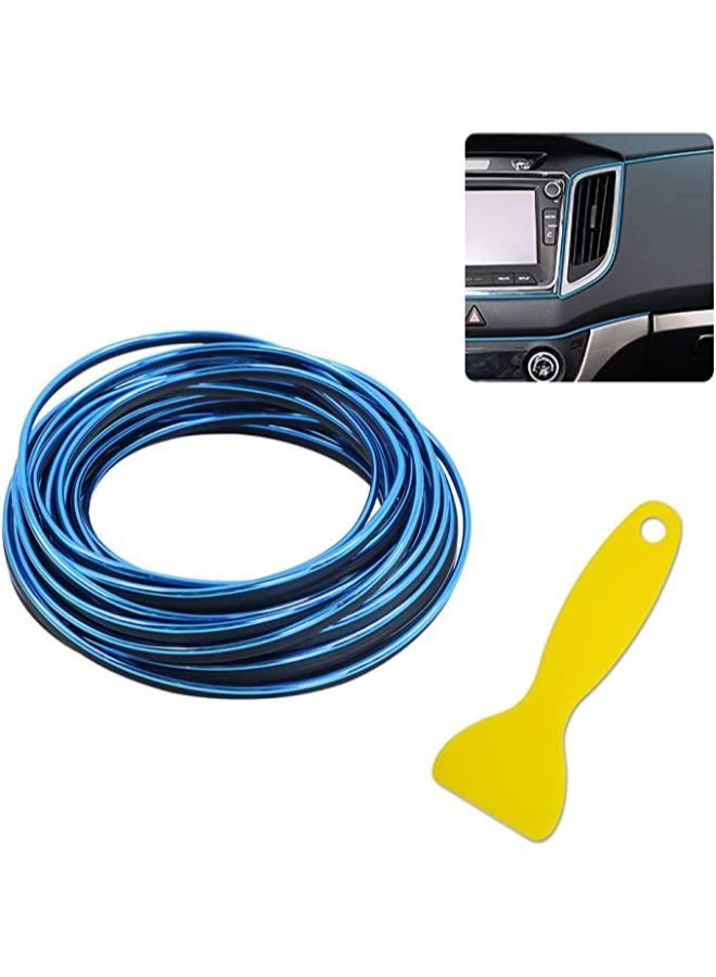 Generic 5M Car Interior Moulding Trim Strips Automobile Exterior Decoration Moulding Trim Line Dashboard Decorative DIY Flexible Strip  - Image 1