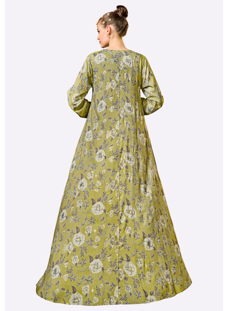 Sara Arabia Sara Arabia Floral Maxi Jalabiya  - Image 2
