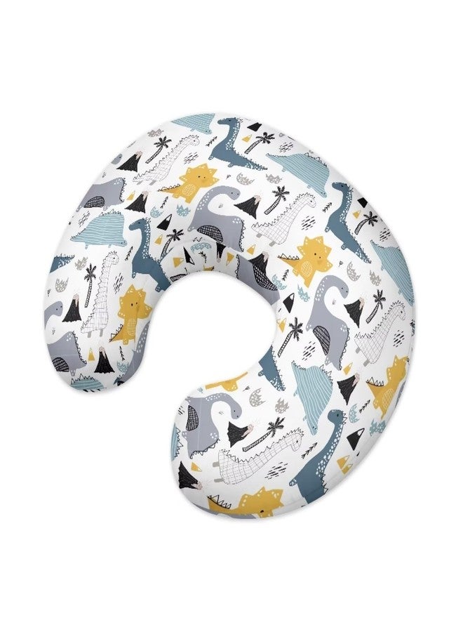 Mintulipy Dinosaur Nursing Pillow Cover Stretchy Removable Cover for Breastfeeding Pillows, Dinosaur Comfortable Slipcover for Baby Girl and Boy Fits The Original Support Pillow - Image 2