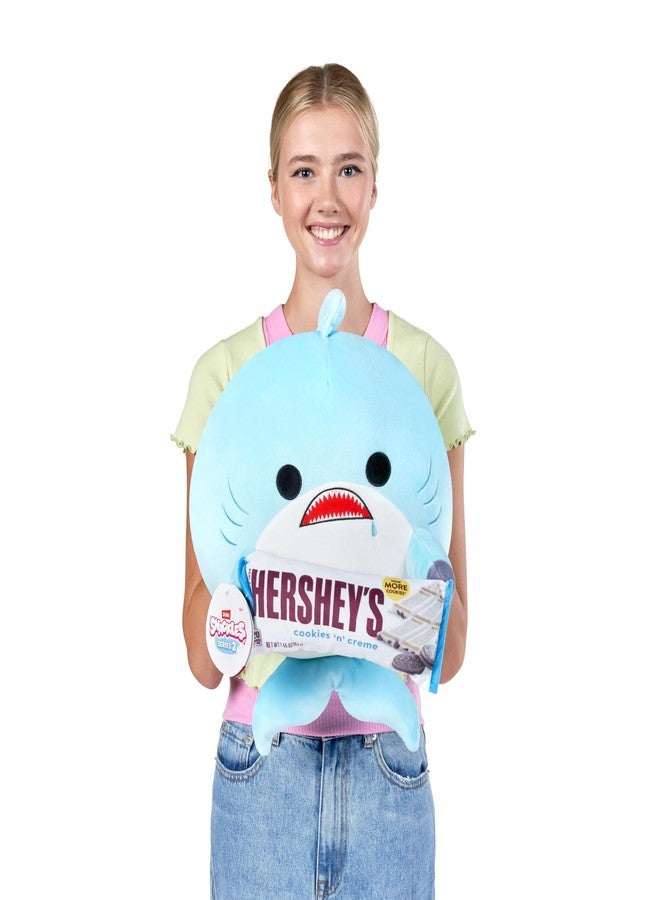 Snackles 77573H Shark (Hershey, Cookie n Cream) Series 2 35 cm Plush Toy Medium (35 cm) - Image 3