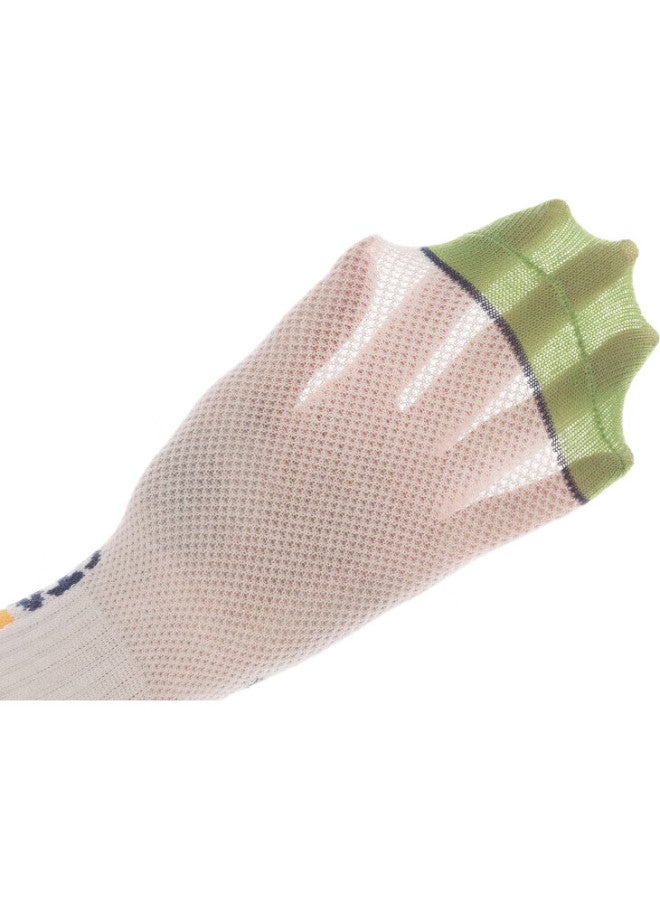 yimian Children'S Socks Boys Girls Baby [Combed Cotton Mesh] Summer Thin Mid-Tube Large Children'S Socks 10 Pairs For Summer - Image 2