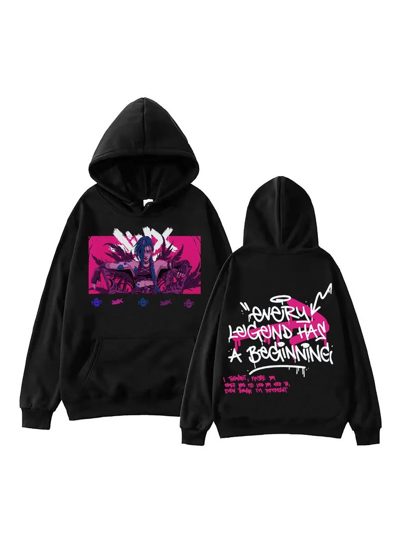 Arcane Jinx Hoodie Men Women Couples Sweatshirts Pullover Shirt Hooded Sweater  - Image 1