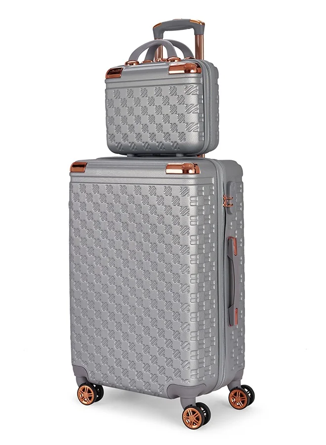 LIMRA Luggage set 5 pieces travel Bags with a distinctive design from limra silver