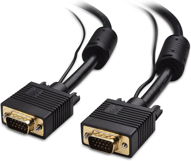 CableMatters VGA Cable with Audio (SVGA Monitor Cable with 3.5mm Stereo Audio) 35 Feet - Image 3