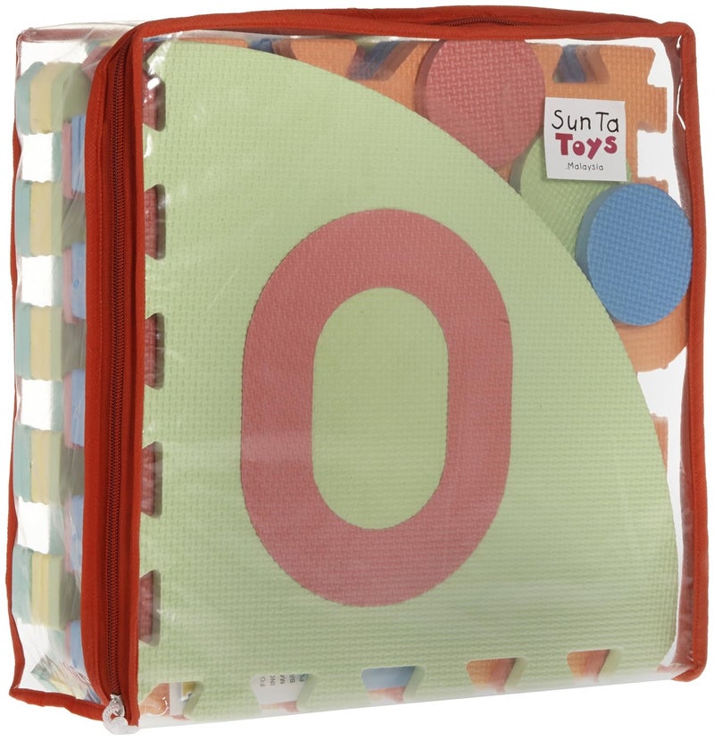 Sunta 12-inch Foam Hopscotch Set - 10 Pieces, Multi Color Educational Play Mat - Image 2