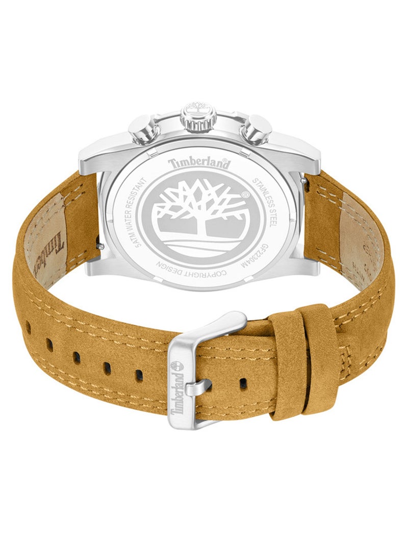 Timberland Women Sheepscot Black Dial Stainless Steel Bracelet Chronograph Watch for Women, 43mm - Image 3