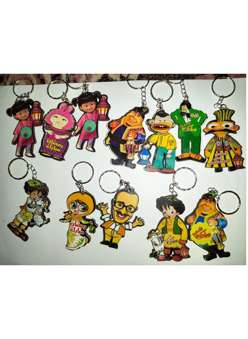 ميدالية اشكال رمضانية، 12 قطعة، من جيني