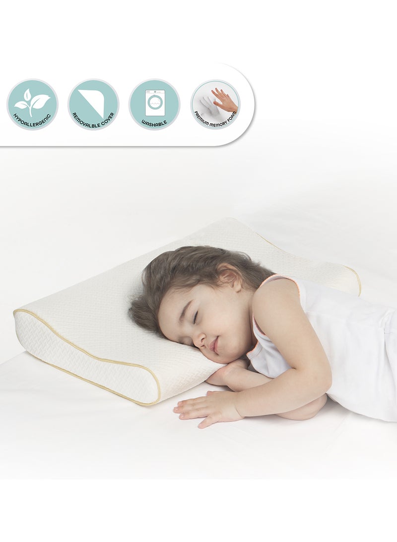Moon Organic Toddler Pillow White - Image 4