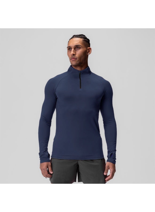 Mens Quick Dry Compression Long Sleeve T-shirt Man Skinny Slim Stretch Sweatshirt Gym Fitness Tee Tops Running Workout Clothing - Image 2