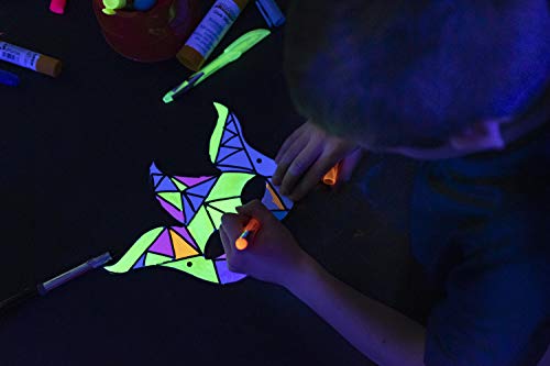 Chenille Kraft Creativity Street Die Cut Mardi Gras Paper Masks, Assorted Designs, 24 Pack (AC4651) , White - Image 4