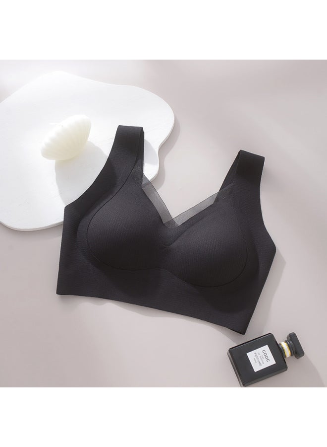 Seamless Warm Muscle Anti-gravity Lifting Vest-style Underwear Top Support Wireless Soft Support Adjustable Back Bra For Women