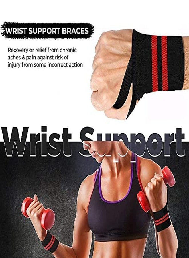 SPIRO Wrist Wrap (1 Pair) 14 Inch Long, Wrist Supporter for Gym, Wrist Wrap, Hand Band with Adjustable Size Strap & Thumb Loop for Gym, Power Lifting Weight Lifting, Sports Training (Black & Yellow) - Image 5