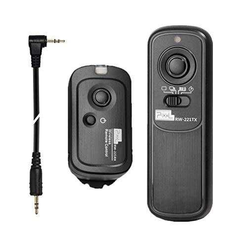 Pixel 2.4GHz Digital Wireless Remote Shutter Release E3 Compatible with Canon, Pentax, Contax, Sigma, etc. Replaces Canon RS-60E3 Replaces Fujifilm RR-100 Replaces Olympus RM-CB2 - Image 1