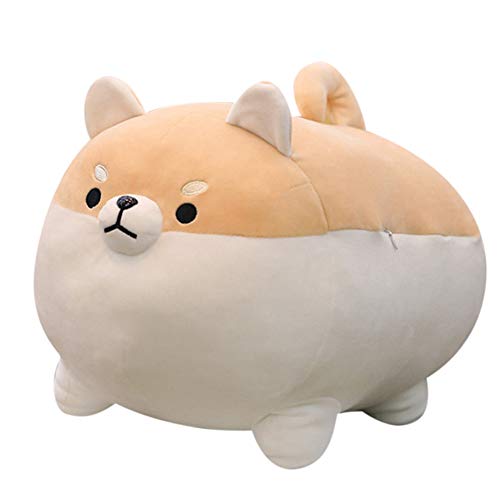 sofipal Shiba Inu Dog Plush PillowCute Corgi Stuffed Animal Toy Doll Gifts for ValentineChristmas Brown 157 inch - Image 1