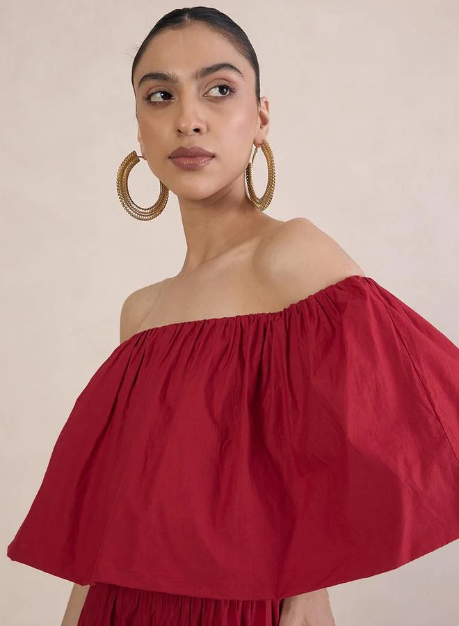 فيميلا Off-Shoulder Mini Dress