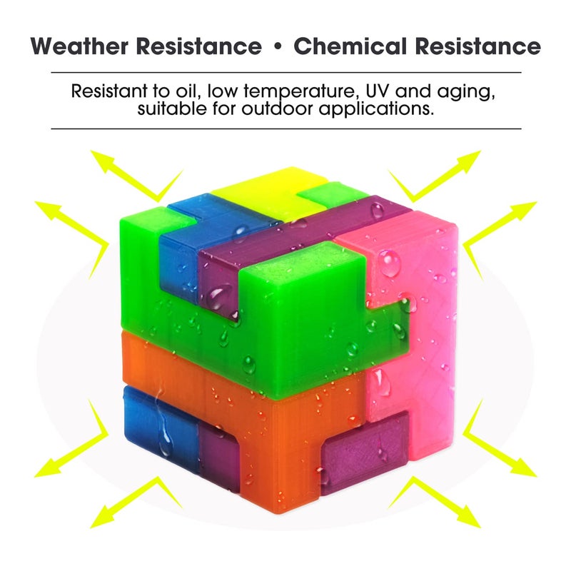 eSUN TPU 95A Filament 1.75mm, Flexible 3D Printer Filament TPU, Dimensional Accuracy +/- 0.05mm, 1KG Spool (2.2 LBS) 3D Printing Filament for 3D Printers, Black - Image 5