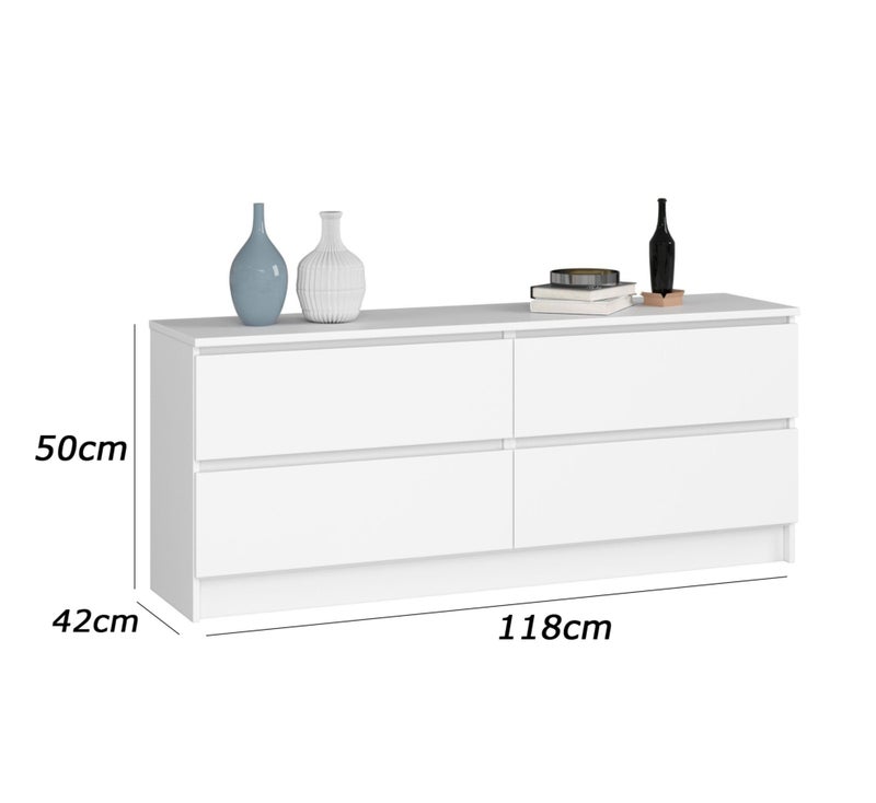 فرنتشر ستور وحدة ادراج مودرن ام دى اف - ارتفاع 50 سم - عرض 118 سم - عمق 42 سم ، من فرنتشر ستور. - Image 4