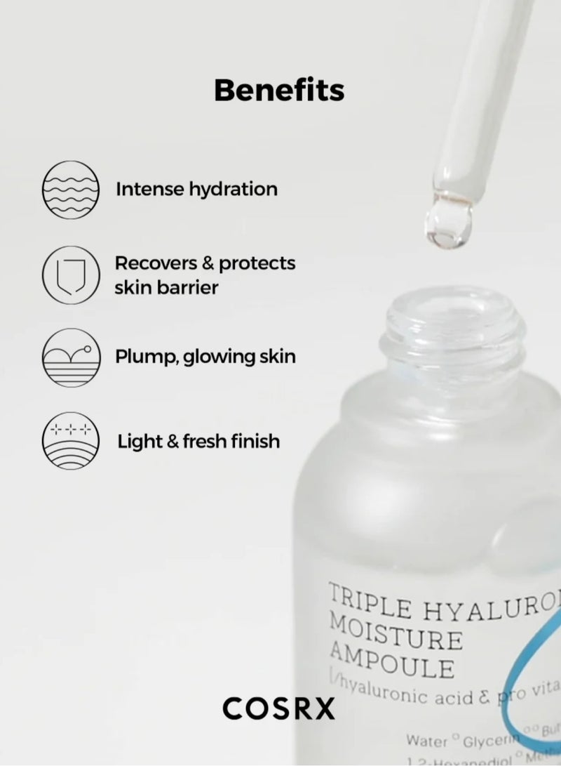 COSRX Hydrium Triple Hyaluronic Moisture Ampoule 40mlgrams - Image 2