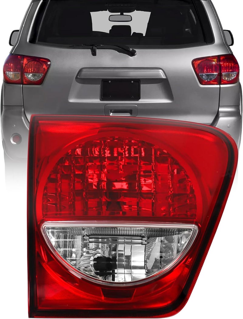 Huray Inner Tail Light Assembly for Toyota Sequoia 2008-2017 - OE Rear Lamp Replacement Inner Left (Driver Side) - Image 1