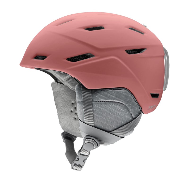 Smith Mirage Helmet for Women â€“ Adult Snowsports Helmet with Zonal Koroyd Coverage â€“ Lightweight Protection for Skiing & Snowboarding â€“ Matte Chalk Rose, Large - Image 1