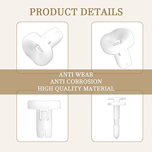RBOKO 20Pcs Door Panel Retainer Clips OEM 15960325 Replace LH LHS Nylon Clip Plastic Retainers Fasteners Push Type Push Pin Screws Compatible with Chevy Suburban Tahoe C1500 C2500 C3500 K1500 K2500 K3500 - Image 3