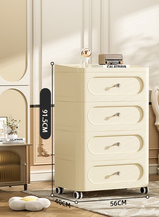NKX 4 Layers Stylish Multi-Functional Storage Cabinet  - Image 1