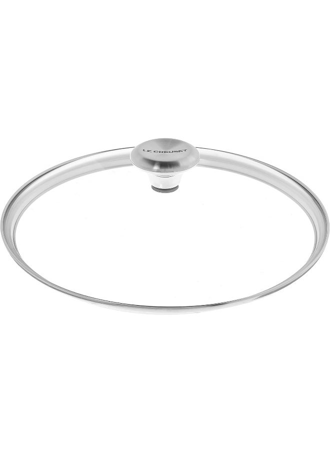 Le Creuset Le Creuset Signature Glass Lid with Stainless Steel Knob, 10"  - Image 1