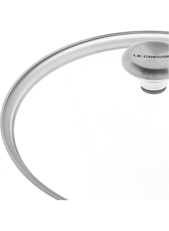 Le Creuset Le Creuset Signature Glass Lid with Stainless Steel Knob, 10"  - Image 3