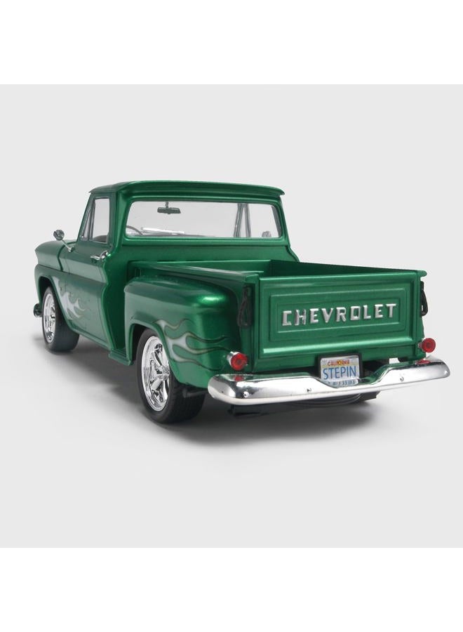 Revell Level 4 Model Kit 1965 Chevrolet Stepside Pickup Truck 2-in-1 Kit 1/25 Scale Model - Image 5
