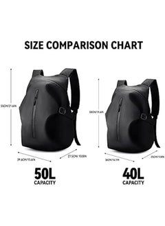 Arabest Waterproof Motorcycle Helmet Bag for Men, Travel Backpack Accessory  - Image 5