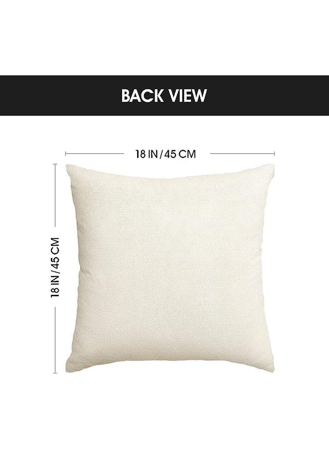 DUNISO Set of 4 Throw Cushion Covers, Home Sweet Home Eucalyptus Leaves Throw Pillow Covers , Spring Summer Seasonal Decorations For Outdoor Patio Garden Blench Living Room Sofa Farmhouse Decor ，45 * 45cm - Image 4