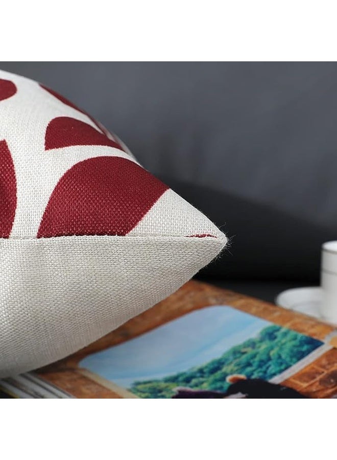 DUNISO Set of 4 Throw Cushion Covers, Home Sweet Home Eucalyptus Leaves Throw Pillow Covers , Spring Summer Seasonal Decorations For Outdoor Patio Garden Blench Living Room Sofa Farmhouse Decor ，45 * 45cm - Image 3