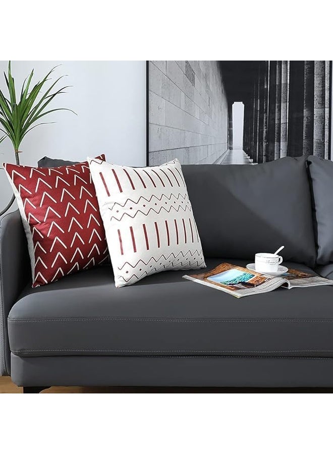 DUNISO Set of 4 Throw Cushion Covers, Home Sweet Home Eucalyptus Leaves Throw Pillow Covers , Spring Summer Seasonal Decorations For Outdoor Patio Garden Blench Living Room Sofa Farmhouse Decor ，45 * 45cm - Image 5