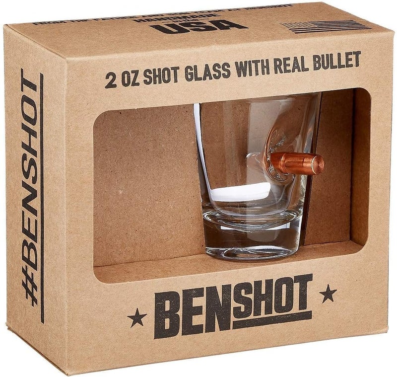 benshot كأس شوت ميركا مع رصاصة حقيقية .308 - 2 أونصة | صنع في الولايات المتحدة الأمريكية - Image 2