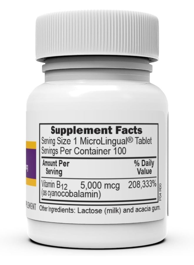 Superior Source ب12 ميثيلكوبالامين مع حمض الفوليك 60 قرص - Image 2