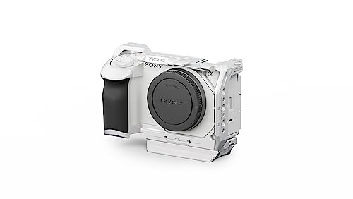 Tilta Full Camera Cage for ZVE1 Cold Shoe NATO Rail M3 and 1420 Threads Mounts Silver - Image 1