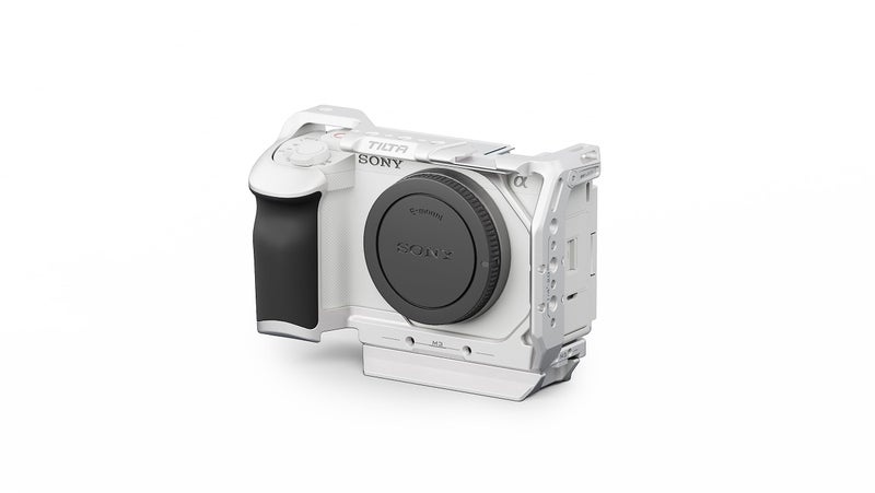 Tilta Full Camera Cage for ZVE1 Cold Shoe NATO Rail M3 and 1420 Threads Mounts Silver - Image 2