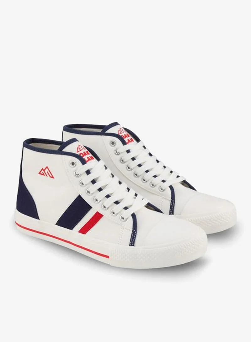 Oaklan By Shoexpress BLUE Men Striped Lace-Up Sneakers for Men | Best Price UAE