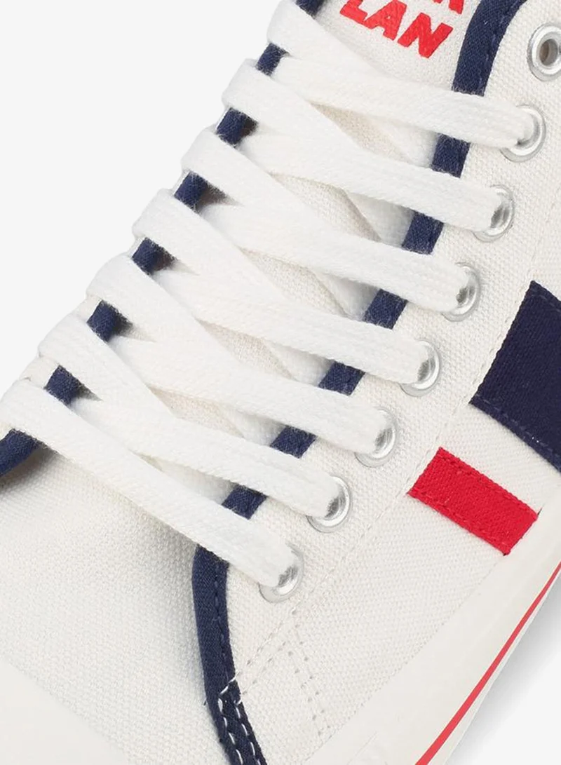 Oaklan By Shoexpress BLUE Men Striped Lace-Up Sneakers for Men | Best Price UAE