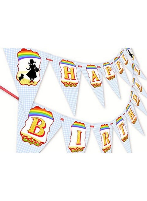 Wizard Happy Birthday Banner Pennant