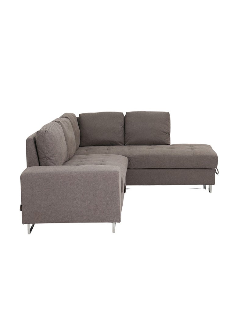 ROYALOAK Royaloak Miller Corner Sofa Bed with Storage | Fabric Upholstery | Comfortable Seating Space | Sturdy Base | Sofa Bed with Storage  - Image 3