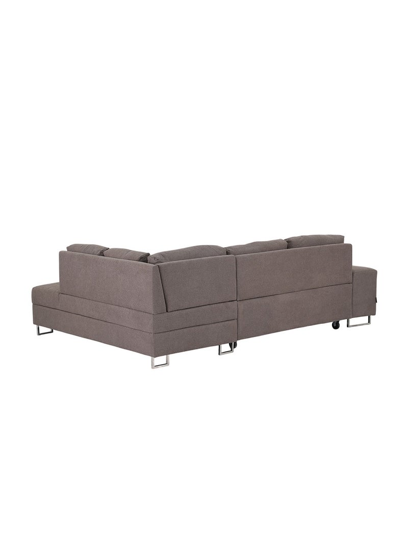 ROYALOAK Royaloak Miller Corner Sofa Bed with Storage | Fabric Upholstery | Comfortable Seating Space | Sturdy Base | Sofa Bed with Storage  - Image 5