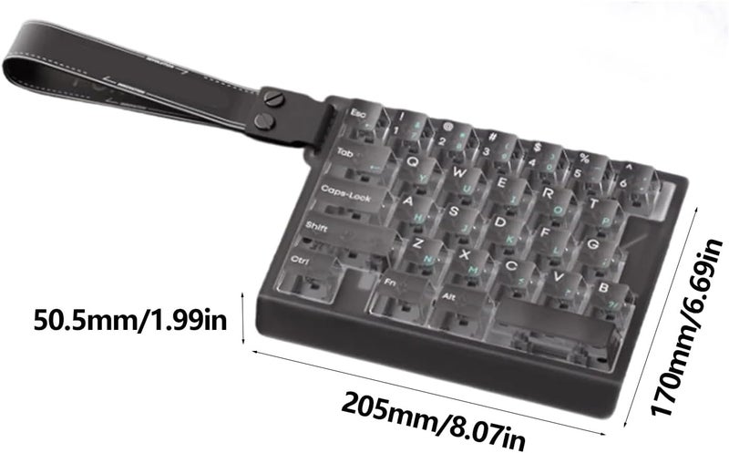Responsive Switches Mechanical Keyboard with Detachable USB C Cable and Multimedia Control High Response Keyboard - Image 3