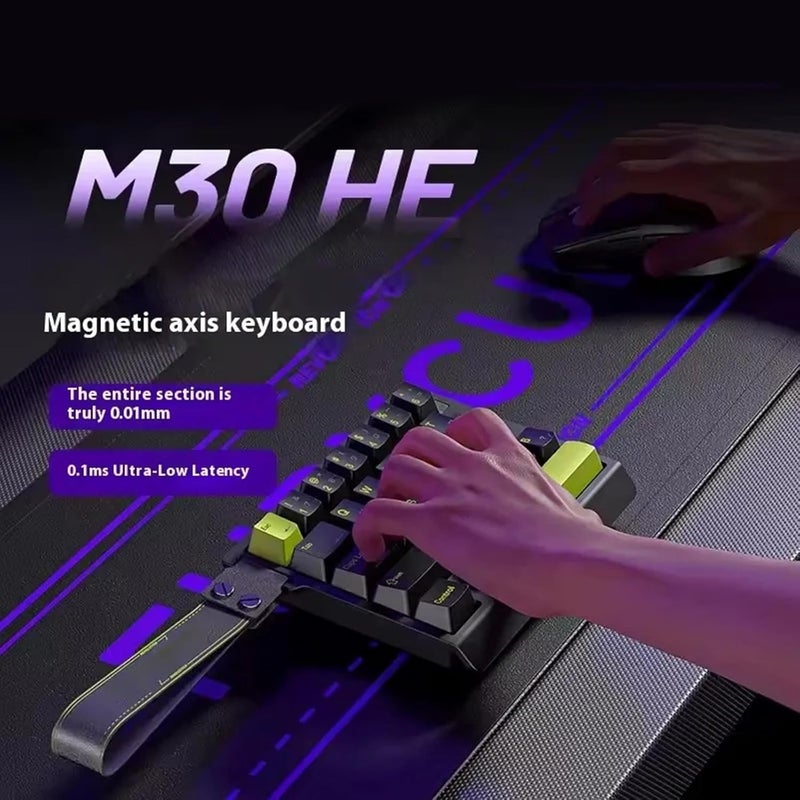 Responsive Switches Mechanical Keyboard with Detachable USB C Cable and Multimedia Control High Response Keyboard - Image 1