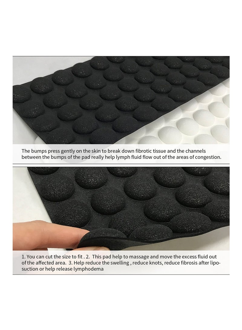 HaLunhi Foam Compression Board for Postoperative Recovery - Soft and Flexible Design, Better Healing - Ab Board Post Surgery Liposuction，Abdominal Compression Tool, Suits Arms, Chin, Abdomen and Thighs (Black) - Image 4