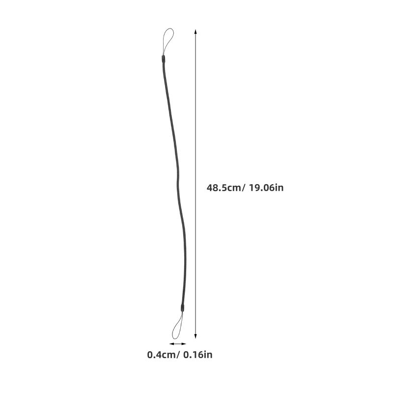 5PCS Elastic Pen Lanyard Leash for Stylus Pens: 47CM Anti-Lost Spring Tether String for Tablet Touchscreen Devices - Portable Black Elastic Tether Lanyards - Image 4