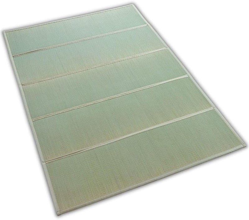 BJdesign BJDesign Japanese Tatami Mat Igusa Mattress Foldable Rush Grass Floor Sleeping Japanese Futon Mattress Meditation Yoga Zen Full XL 
