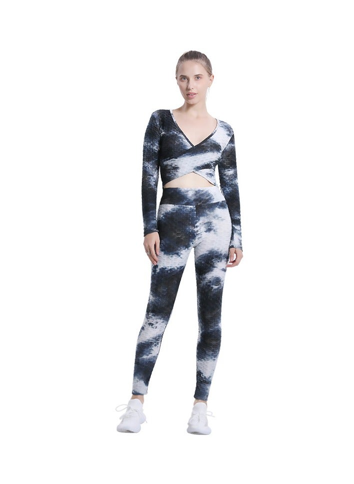 EBMINI New Pilates Yoga Training Fitness Clothing Set 