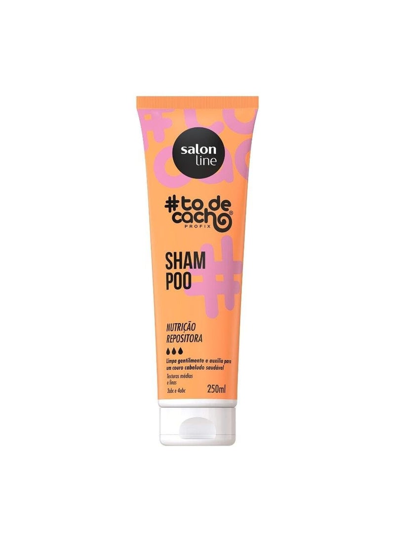 Salon Line - Salon Line - Linha #ToDeCacho (Nutricao Repositora) - Shampoo 250 ML - (#ImWithCurls (Replenishing Nutrition) - Shampoo 8.45 Fl Oz) - Image 1