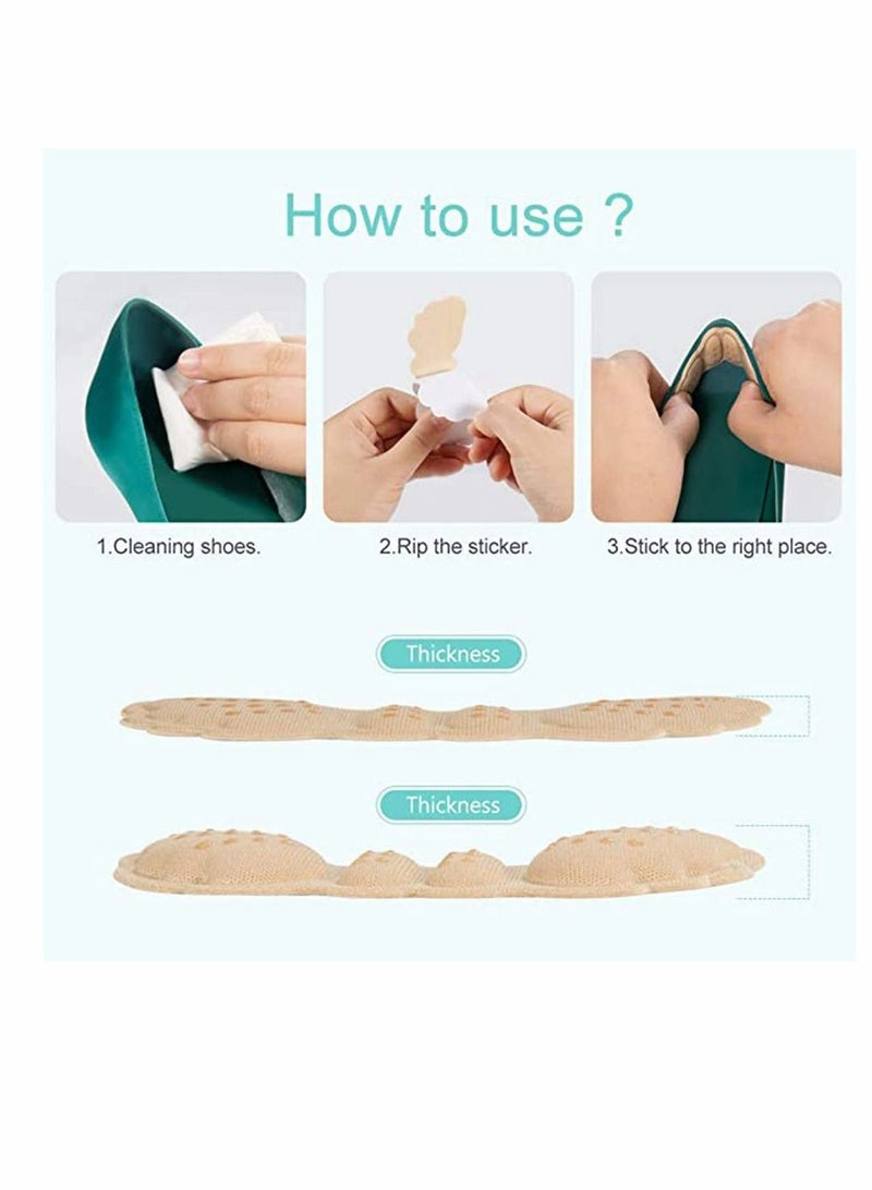 Y&D Heel Cushions for Shoes | 4 Pairs Grips Shoe Inserts Women and Men Protectors Pads High Insert Preventing Rubbing Blisters  - Image 5